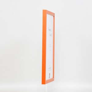 Marco de madera Top Cube 50x50 cm cristal acrílico naranja