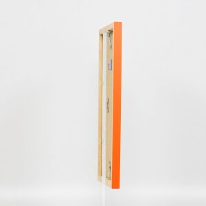 Marco de madera Top Cube 50x50 cm cristal acrílico naranja