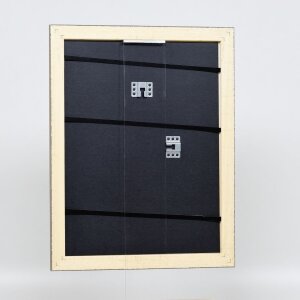 Efecto marco de madera perfil 94 oro 50x50 cm cristal antirreflejos