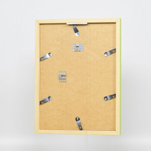 Marco de madera Top Cube 50x50 cm vidrio museo verde