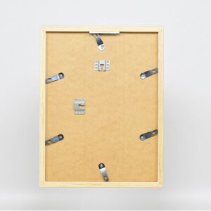 Marco de madera Top Cube 50x50 cm cristal de museo dorado