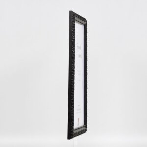 Efecto marco de madera perfil 94 negro 50x50 cm cristal de museo