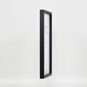 Efecto marco de madera perfil 35 negro 50x60 cm cristal normal + separador