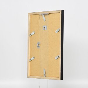 Efecto marco de madera perfil 33 negro 50x60 cm cristal acrílico