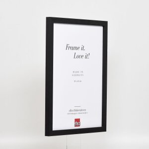 Efecto marco de madera perfil 33 negro 50x60 cm cristal acrílico