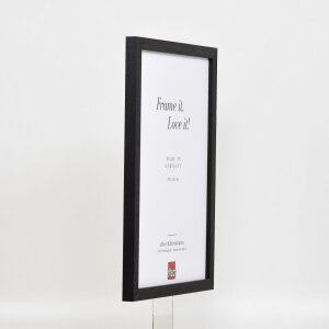 Efecto marco de madera perfil 33 negro 50x60 cm cristal acrílico