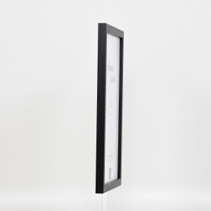 Efecto marco de madera perfil 33 negro 50x60 cm cristal acrílico
