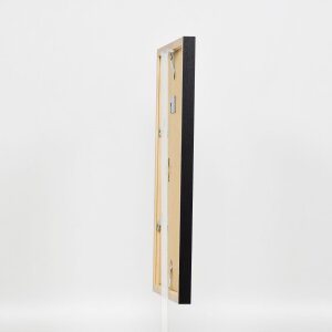 Efecto marco de madera perfil 33 negro 50x60 cm cristal acrílico