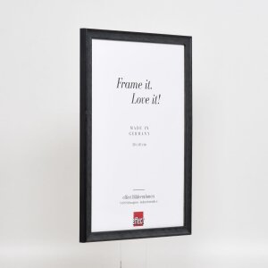 Efecto marco de madera perfil 2070 cristal normal 50x60 cm negro