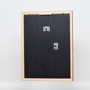 Efecto marco de madera perfil 2210 marrón oscuro 50x60 cm cristal de museo