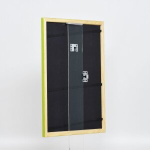 Efecto Marco de madera Perfil 89 verde 50x65 cm Cristal normal