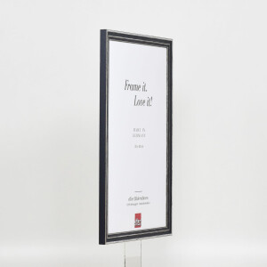 Efecto marco de madera perfil 38 gris 50x65 cm cristal antirreflejo