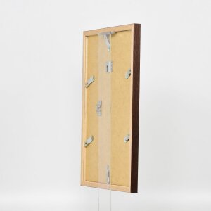 Efecto marco de madera perfil 33 wengué 50x65 cm cristal normal
