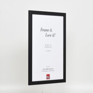 Efecto marco de madera perfil 2210 negro 50x65 cm cristal antirreflectante