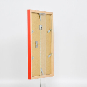 Marco de madera Top Cube 50x65 cm rojo Cristal antirreflejo