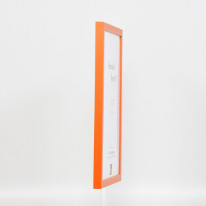 Marco de madera Top Cube 50x65 cm naranja Cristal antirreflejo