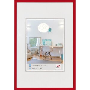 Marco de plástico Walther NEW LIFESTYLE 10x15 cm rojo