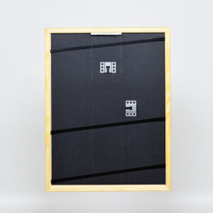 Efecto marco de madera perfil 89 marrón claro 50x65 cm cristal de museo