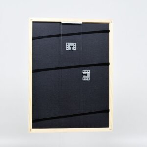 Efecto Marco de madera Perfil 32 blanco 50x65 cm Vidrio de museo