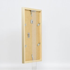 Marco de madera Top Cube 50x65 cm cristal de museo dorado