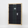 Efecto marco de madera Perfil 2070 Museo de vidrio 50x65 cm de oro