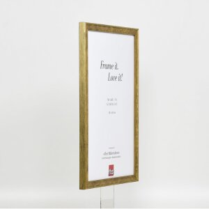 Efecto marco de madera perfil 2070 cristal acrílico 50x70 cm oro
