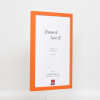 Marco de madera Top Cube 50x70 cm naranja cristal de museo