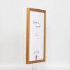 Marco efecto madera perfil 33 roble 50x70 cm cristal museo