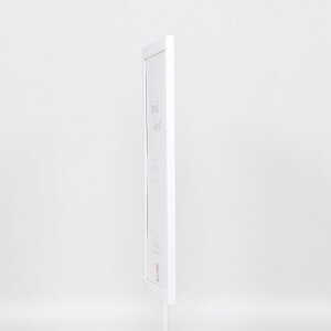 Efecto marco de madera perfil 2210 blanco 50x75 cm cristal acrílico