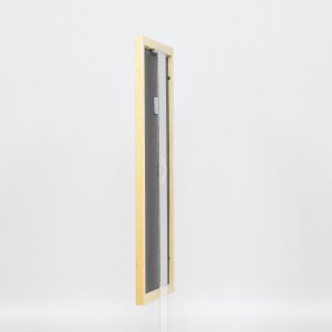 Efecto marco de madera perfil 2210 natural 50x75 cm cristal acrílico