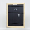 Efecto marco de madera perfil 94 negro 50x75 cm cristal antirreflectante