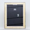 Efecto marco de madera perfil 95 negro 50x75 cm cristal antirreflejo