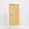Marco de madera Top Cube 50x75 cm cristal de museo blanco