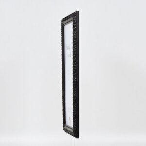 Efecto marco de madera perfil 94 negro 50x75 cm cristal de museo