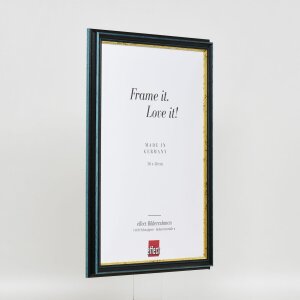 Efecto marco de madera perfil 21 azul 59,4x84,1 cm cristal antirreflejo