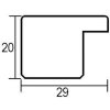 Marco efecto 2310 antracita 59,4x84,1 cm cristal normal
