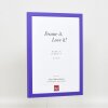 Marco de madera Cubo superior 59,4x84,1 cm cristal violeta antirreflejos