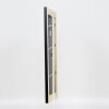 Efecto marco de madera maciza perfil 30 negro 59,4x84,1 cm cristal antirreflejos