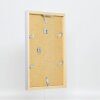 Marco de madera Cubo superior 59,4x84,1 cm cristal acrílico plateado