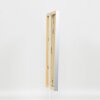 Marco de madera Cubo superior 59,4x84,1 cm cristal acrílico plateado