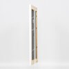 Marco de madera maciza efecto Perfil 30 blanco 59,4x84,1 cm Cristal acrílico