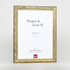 Efecto marco de madera perfil 94 oro 59,4x84,1 cm cristal antirreflejos