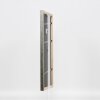 Efecto marco de madera perfil 2070 cristal acrílico 59,4x84,1 cm plata