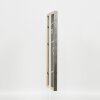 Efecto marco de madera perfil 2070 cristal acrílico 59,4x84,1 cm plata