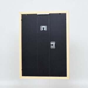 Efecto marco de madera perfil 2210 natural 59,4x84,1 cm cristal de museo