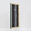 Efecto marco de madera perfil 21 azul 59,4x84,1 cm cristal de museo