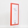 Marco de madera Top Cube 59,4x84,1 cm cristal de museo rojo