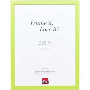Marco de madera Top Cube 59,4x84,1 cm cristal de museo verde