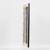 Efecto marco de madera maciza perfil 30 negro 59,4x84,1 cm cristal de museo