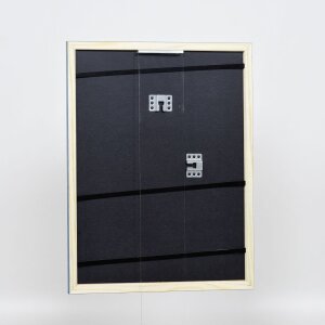 Efecto marco de madera perfil 89 azul 60x60 cm cristal normal